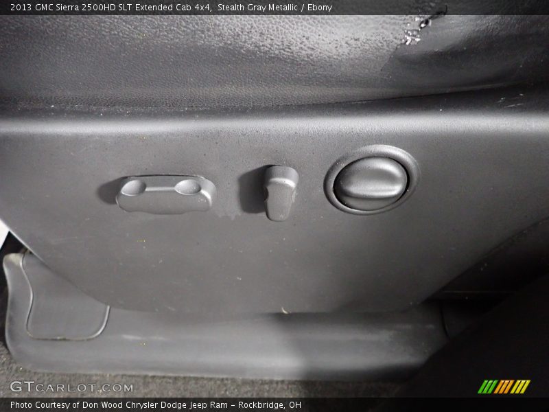 Stealth Gray Metallic / Ebony 2013 GMC Sierra 2500HD SLT Extended Cab 4x4