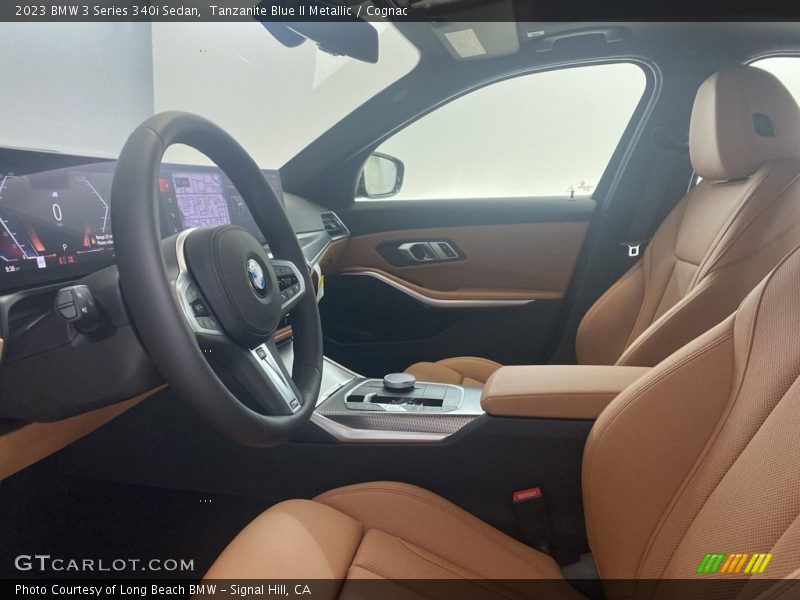 Tanzanite Blue II Metallic / Cognac 2023 BMW 3 Series 340i Sedan