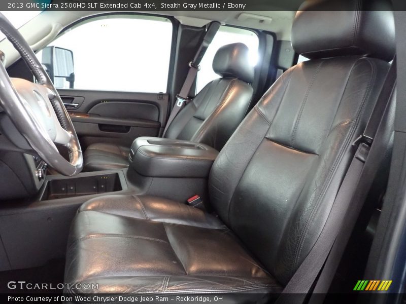 Stealth Gray Metallic / Ebony 2013 GMC Sierra 2500HD SLT Extended Cab 4x4