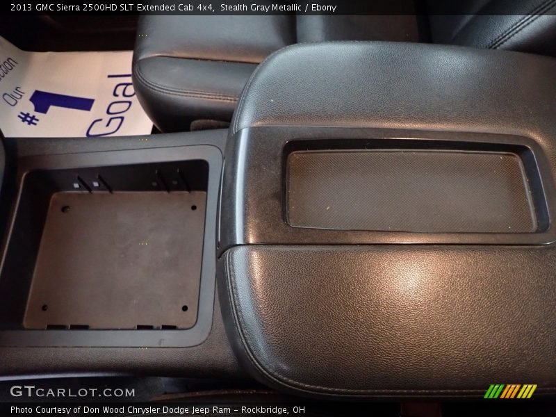 Stealth Gray Metallic / Ebony 2013 GMC Sierra 2500HD SLT Extended Cab 4x4