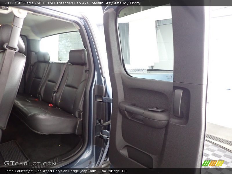 Stealth Gray Metallic / Ebony 2013 GMC Sierra 2500HD SLT Extended Cab 4x4