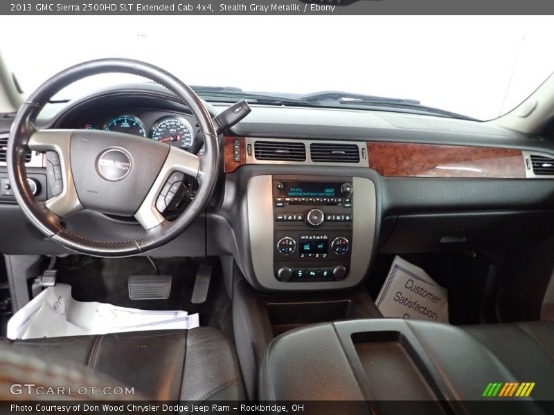 Dashboard of 2013 Sierra 2500HD SLT Extended Cab 4x4