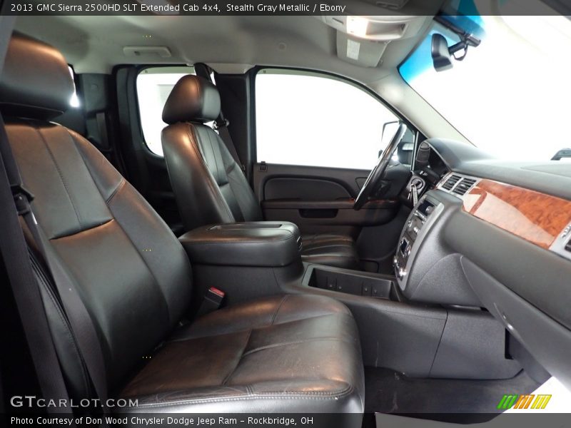 Stealth Gray Metallic / Ebony 2013 GMC Sierra 2500HD SLT Extended Cab 4x4