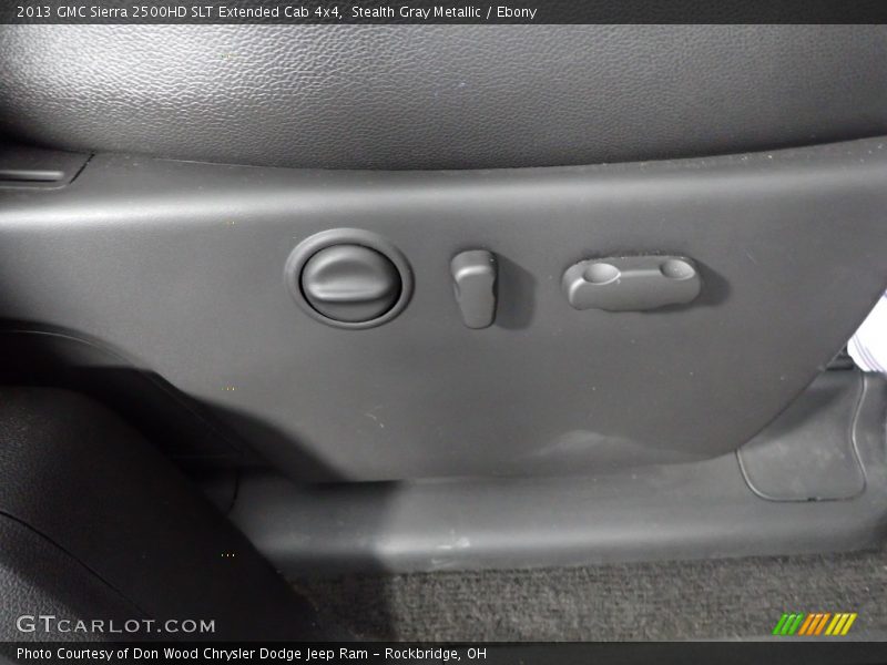 Stealth Gray Metallic / Ebony 2013 GMC Sierra 2500HD SLT Extended Cab 4x4