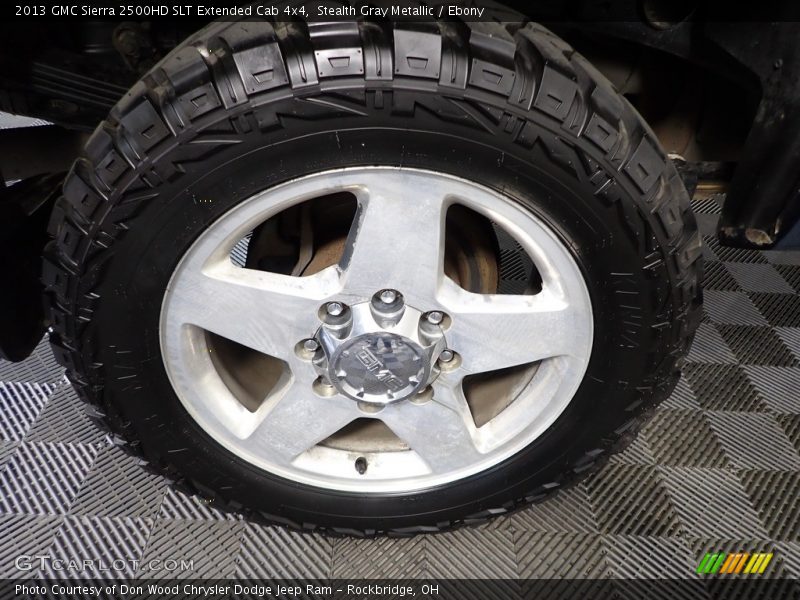 Stealth Gray Metallic / Ebony 2013 GMC Sierra 2500HD SLT Extended Cab 4x4