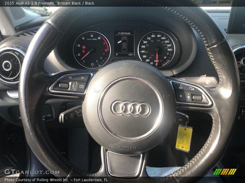 Brilliant Black / Black 2015 Audi A3 1.8 Premium
