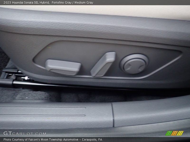 Portofino Gray / Medium Gray 2023 Hyundai Sonata SEL Hybrid