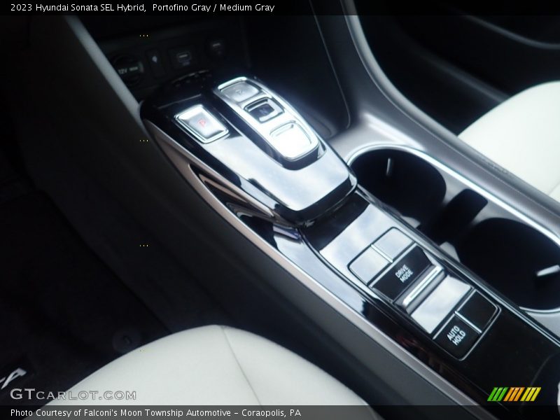 Portofino Gray / Medium Gray 2023 Hyundai Sonata SEL Hybrid