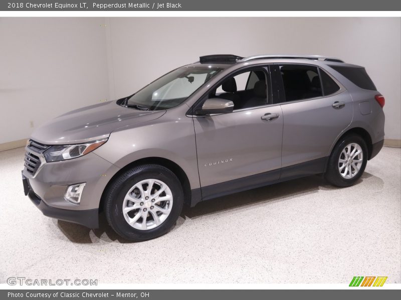 Pepperdust Metallic / Jet Black 2018 Chevrolet Equinox LT