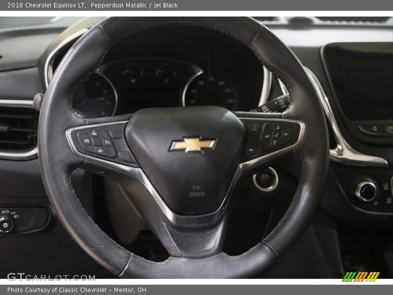 Pepperdust Metallic / Jet Black 2018 Chevrolet Equinox LT