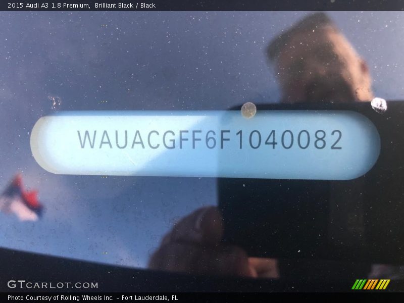 Brilliant Black / Black 2015 Audi A3 1.8 Premium