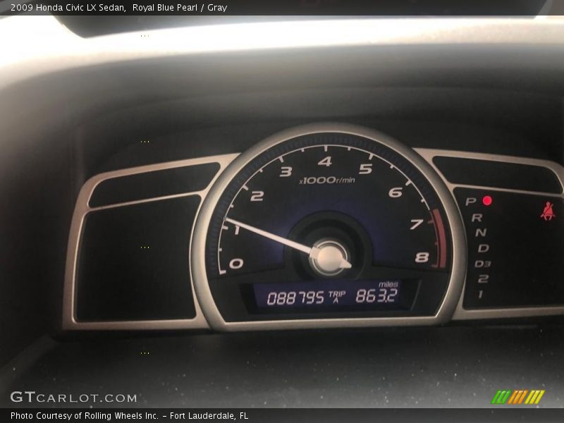 Royal Blue Pearl / Gray 2009 Honda Civic LX Sedan