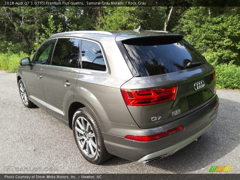 Samurai Gray Metallic / Rock Gray 2018 Audi Q7 3.0 TFSI Premium Plus quattro