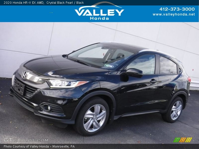 Crystal Black Pearl / Black 2020 Honda HR-V EX AWD
