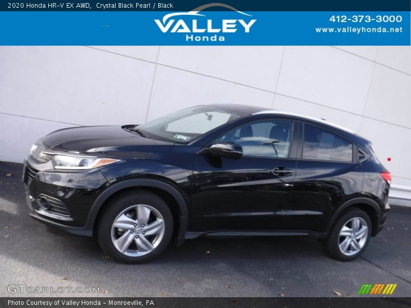 Crystal Black Pearl / Black 2020 Honda HR-V EX AWD