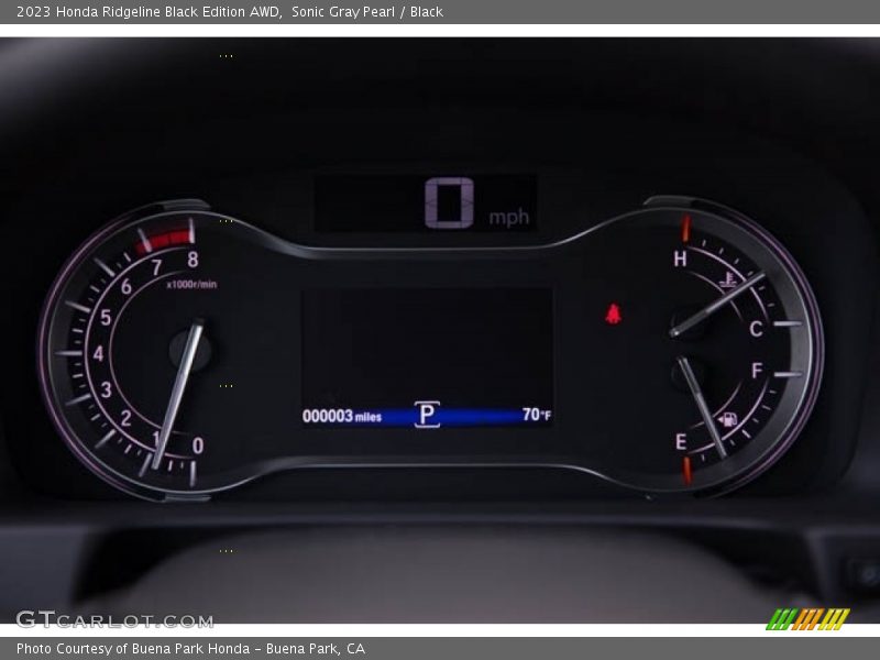  2023 Ridgeline Black Edition AWD Black Edition AWD Gauges
