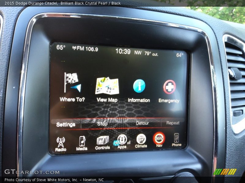 Controls of 2015 Durango Citadel
