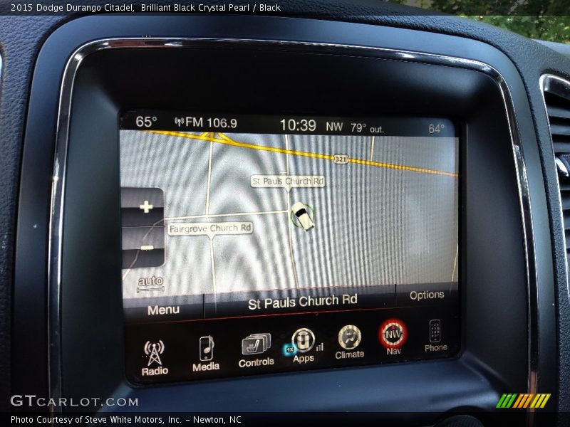 Brilliant Black Crystal Pearl / Black 2015 Dodge Durango Citadel