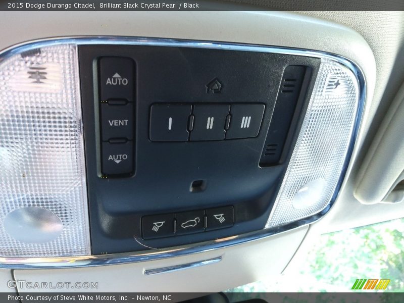 Brilliant Black Crystal Pearl / Black 2015 Dodge Durango Citadel