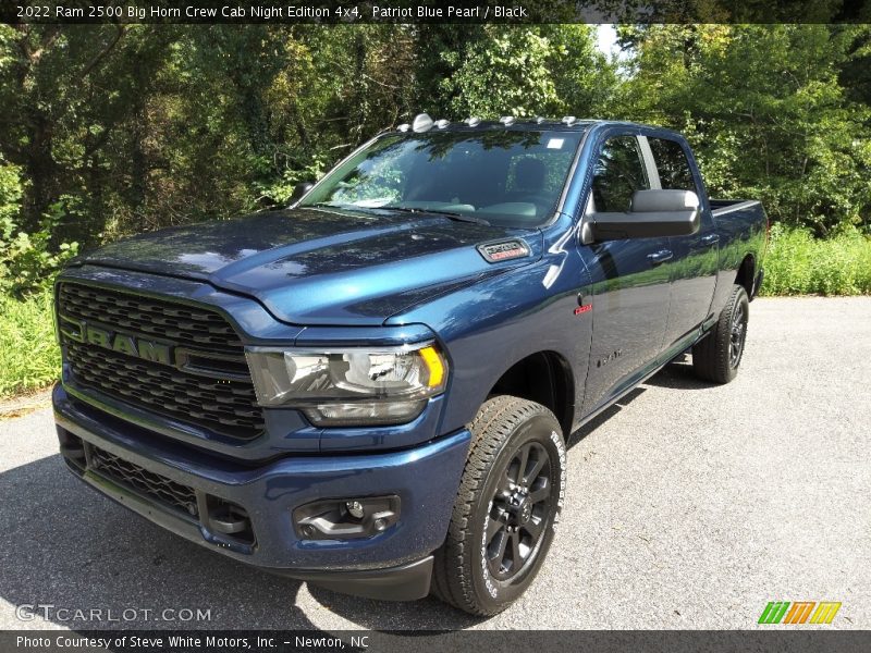 Patriot Blue Pearl / Black 2022 Ram 2500 Big Horn Crew Cab Night Edition 4x4