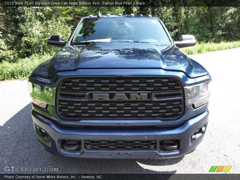 Patriot Blue Pearl / Black 2022 Ram 2500 Big Horn Crew Cab Night Edition 4x4