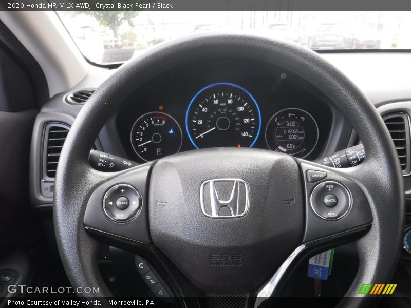 Crystal Black Pearl / Black 2020 Honda HR-V LX AWD