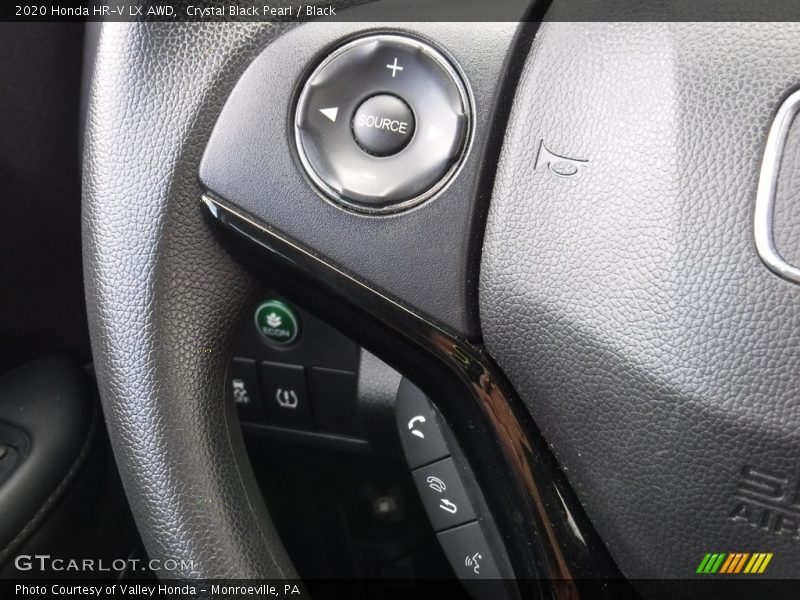 Crystal Black Pearl / Black 2020 Honda HR-V LX AWD