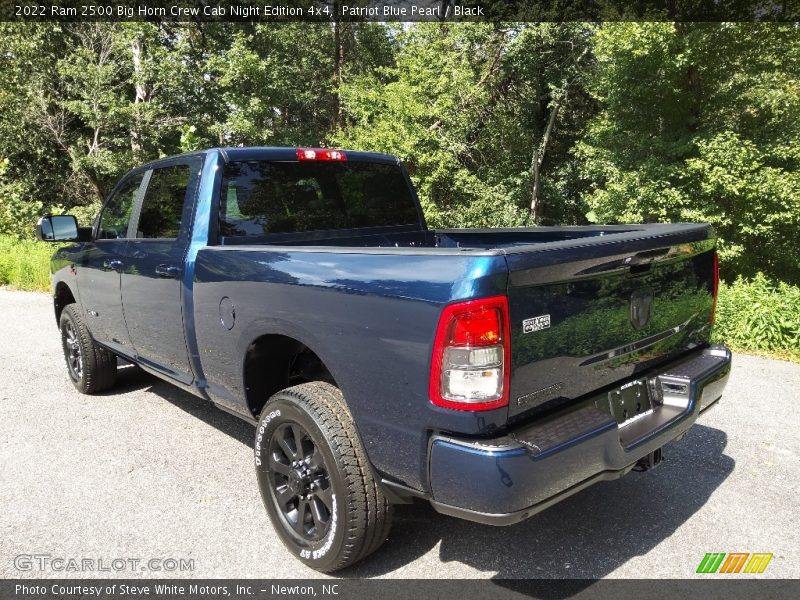 Patriot Blue Pearl / Black 2022 Ram 2500 Big Horn Crew Cab Night Edition 4x4