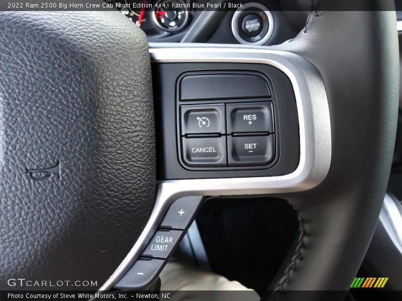  2022 2500 Big Horn Crew Cab Night Edition 4x4 Steering Wheel