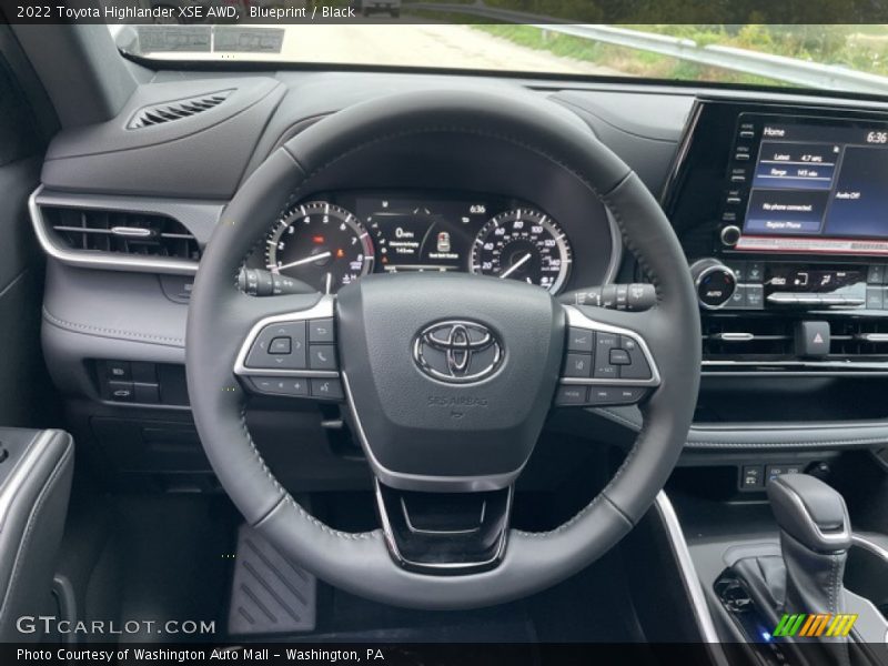 Blueprint / Black 2022 Toyota Highlander XSE AWD