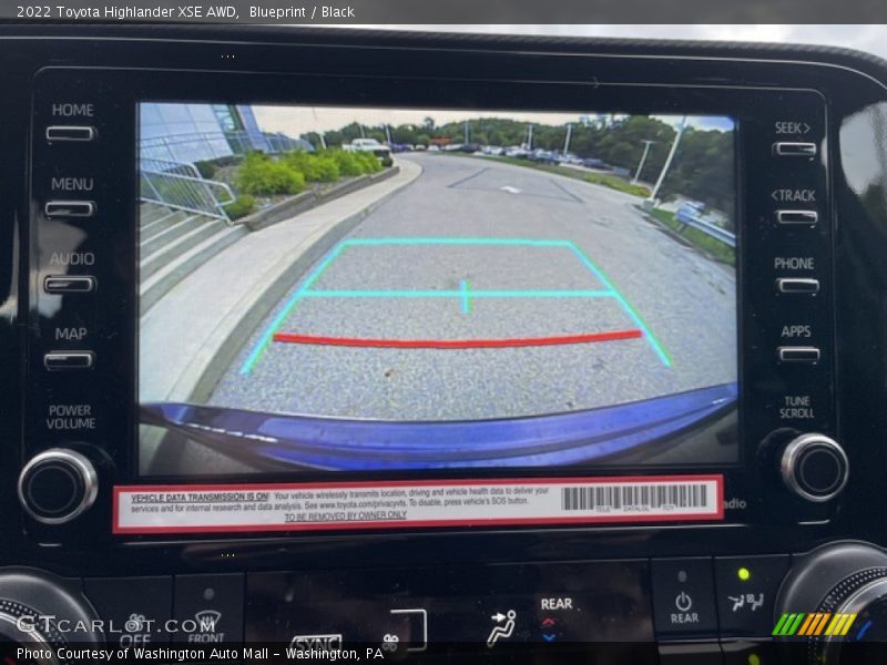 Blueprint / Black 2022 Toyota Highlander XSE AWD