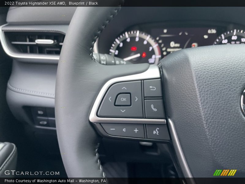 Blueprint / Black 2022 Toyota Highlander XSE AWD