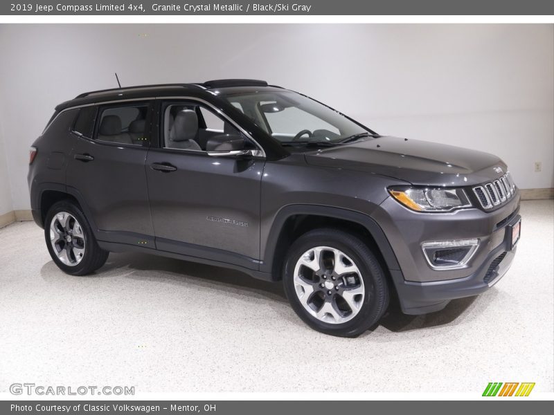 Granite Crystal Metallic / Black/Ski Gray 2019 Jeep Compass Limited 4x4
