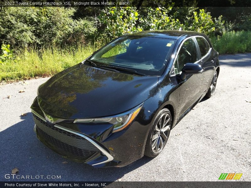 Midnight Black Metallic / Black 2022 Toyota Corolla Hatchback XSE