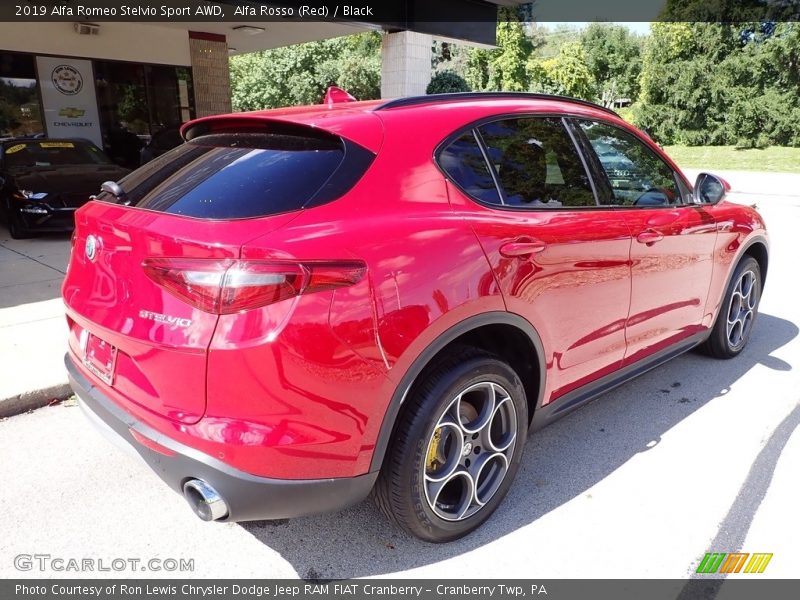 Alfa Rosso (Red) / Black 2019 Alfa Romeo Stelvio Sport AWD