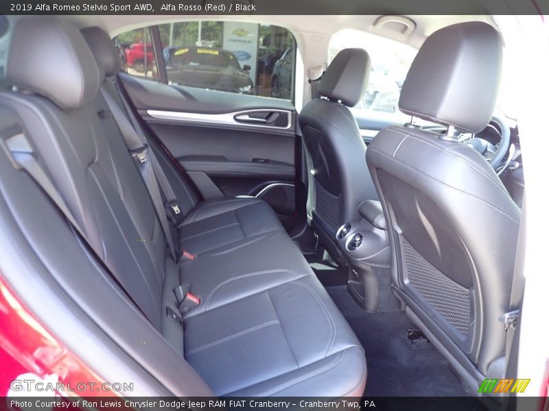 Alfa Rosso (Red) / Black 2019 Alfa Romeo Stelvio Sport AWD
