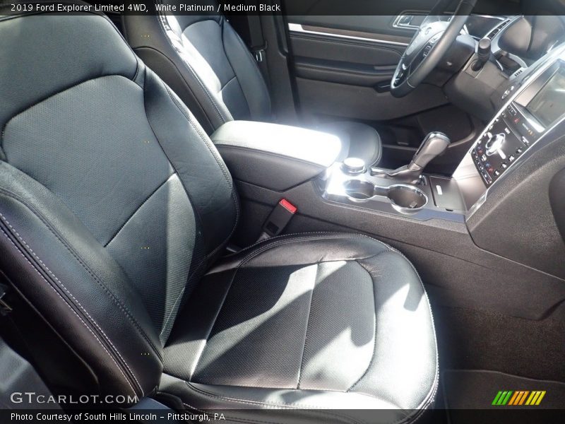 White Platinum / Medium Black 2019 Ford Explorer Limited 4WD