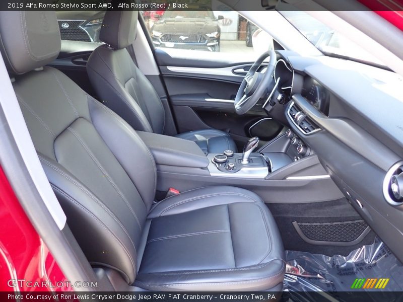 Alfa Rosso (Red) / Black 2019 Alfa Romeo Stelvio Sport AWD