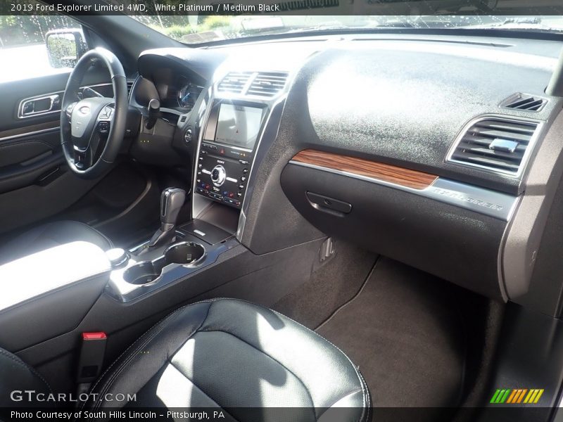 White Platinum / Medium Black 2019 Ford Explorer Limited 4WD