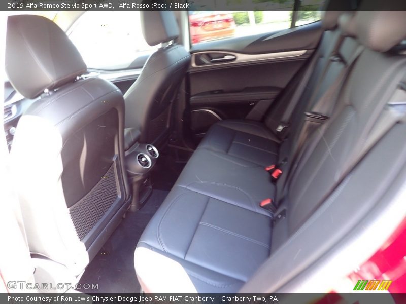 Alfa Rosso (Red) / Black 2019 Alfa Romeo Stelvio Sport AWD