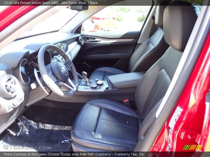 Alfa Rosso (Red) / Black 2019 Alfa Romeo Stelvio Sport AWD