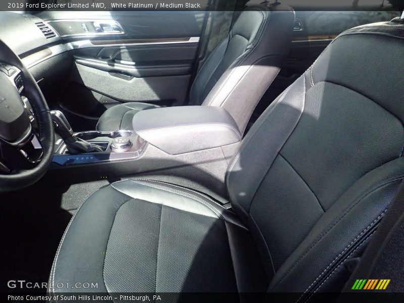 White Platinum / Medium Black 2019 Ford Explorer Limited 4WD
