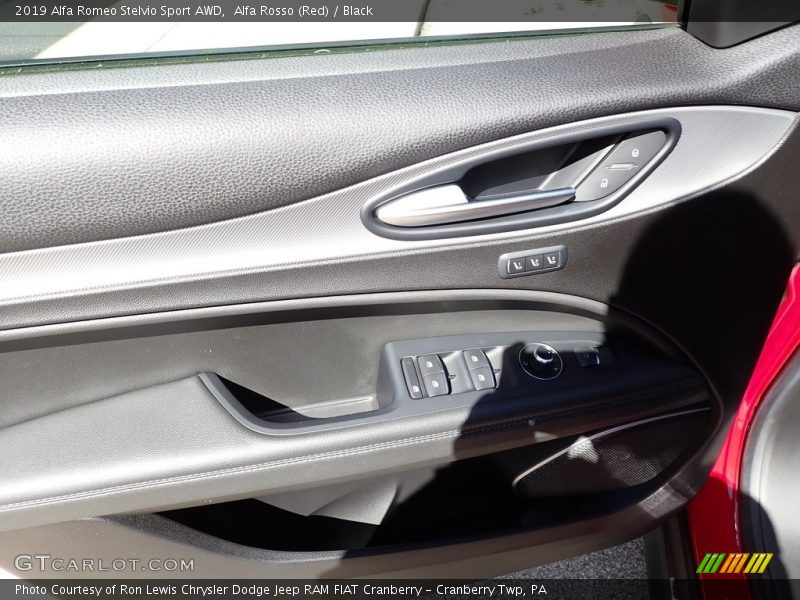 Alfa Rosso (Red) / Black 2019 Alfa Romeo Stelvio Sport AWD