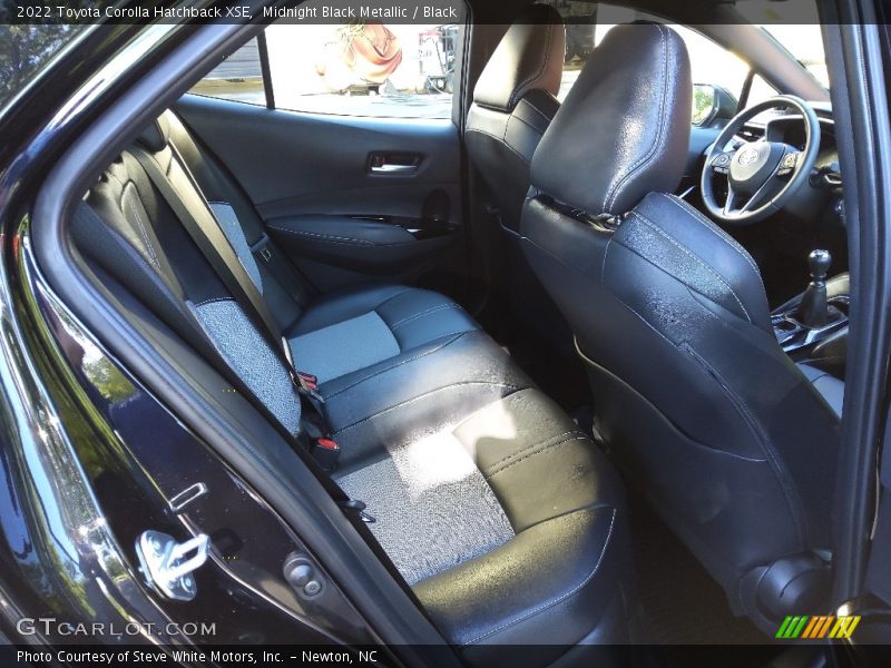 Rear Seat of 2022 Corolla Hatchback XSE