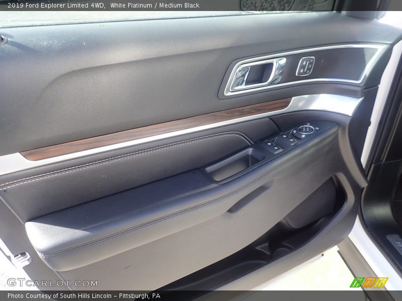 White Platinum / Medium Black 2019 Ford Explorer Limited 4WD
