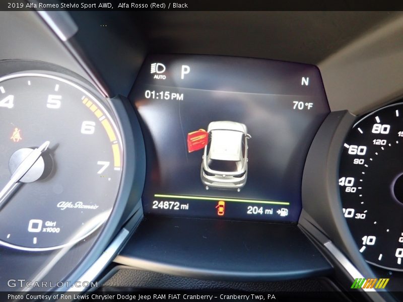 Alfa Rosso (Red) / Black 2019 Alfa Romeo Stelvio Sport AWD