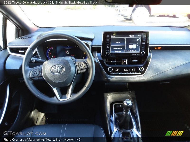 Dashboard of 2022 Corolla Hatchback XSE