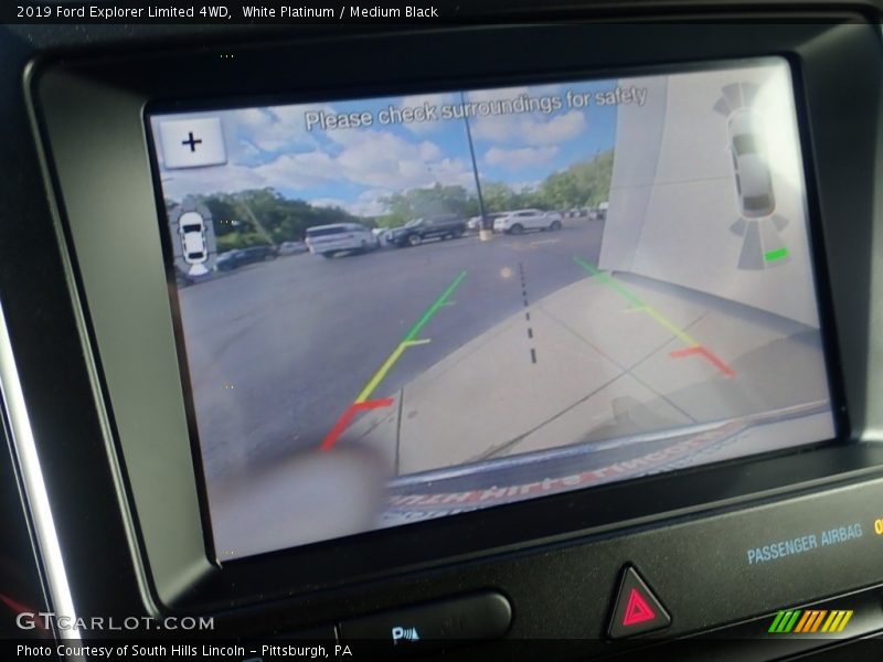 White Platinum / Medium Black 2019 Ford Explorer Limited 4WD