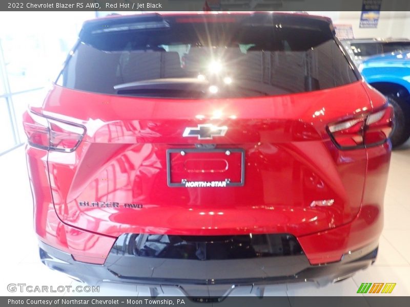 Red Hot / Jet Black 2022 Chevrolet Blazer RS AWD