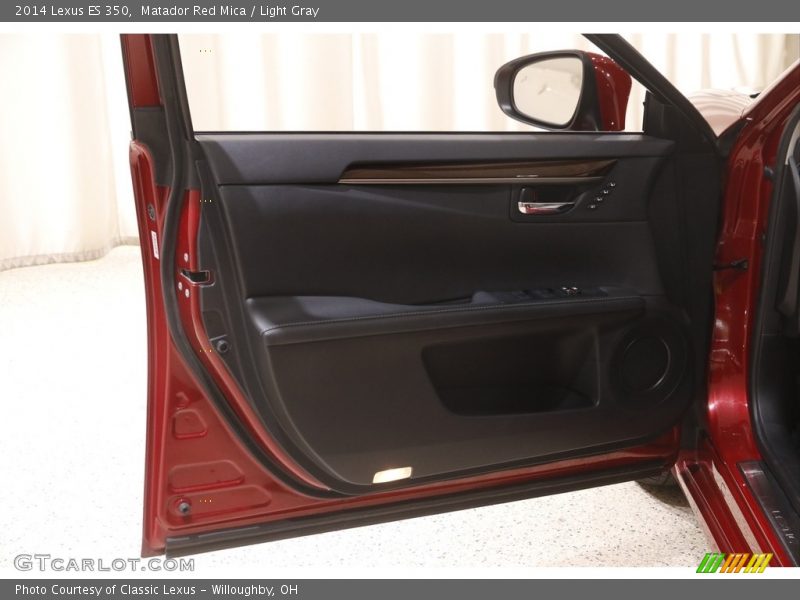 Matador Red Mica / Light Gray 2014 Lexus ES 350